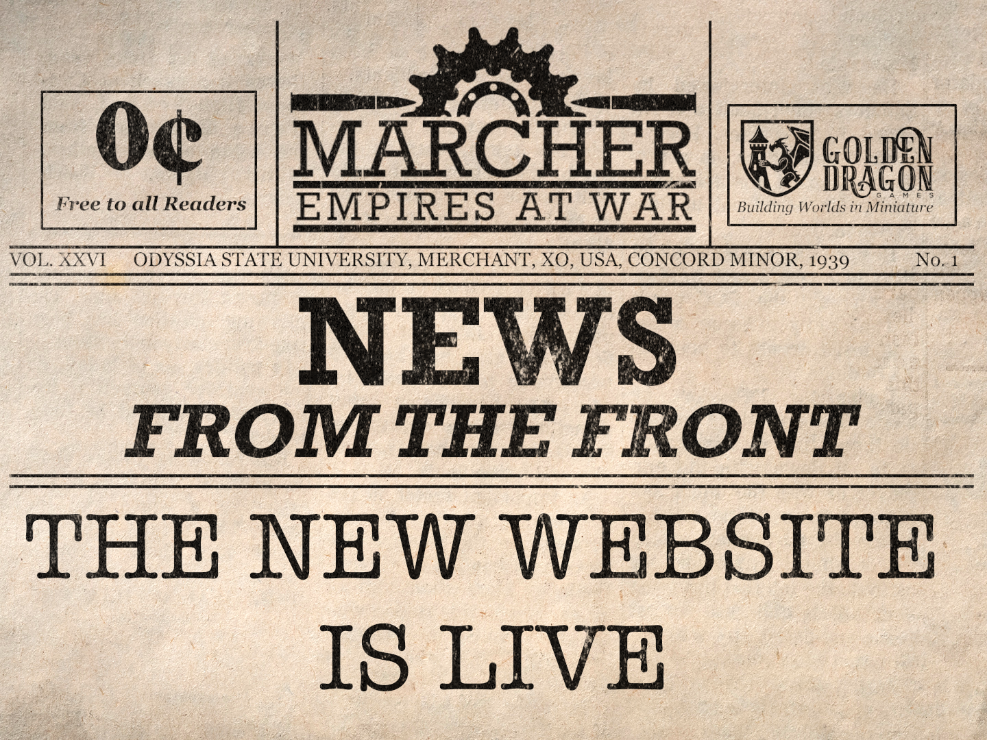 Welcome to the new website!